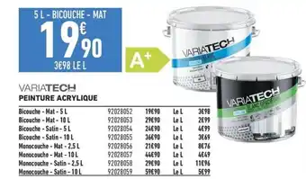 Brico Cash PEINTURE ACRYLIQUE offre