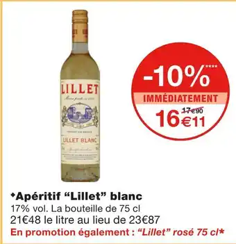Lillet Apéritif blanc