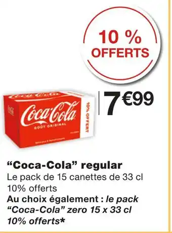 Monoprix Coca-Cola Coca-Cola regular offre