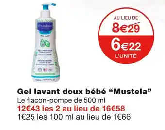 Mustela Gel lavant doux bébé