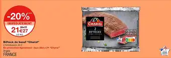 Monoprix Charal Bifteck de bœuf offre