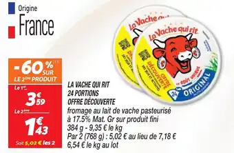 Netto LA VACHE QUI RIT 24 PORTIONS OFFRE DÉCOUVERTE fromage au lait de vache offre