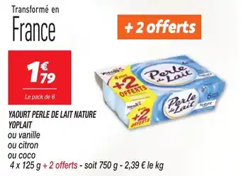 Netto YAOURT PERLE DE LAIT NATURE YOPLAIT offre