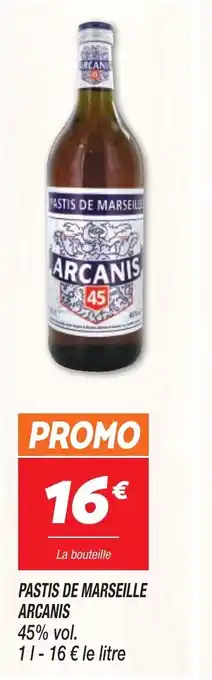 PASTIS DE MARSEILLE ARCANIS 45%