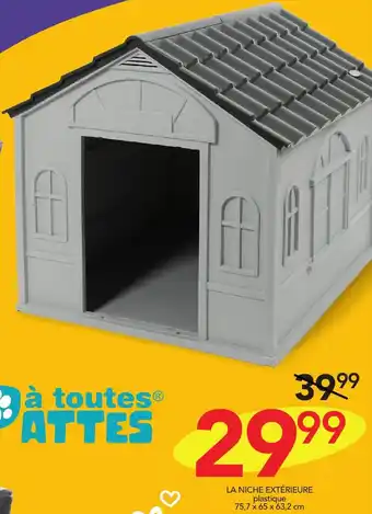LA NICHE EXTÉRIEURE plastique