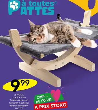 Stokomani LE HAMAC 29 x 57 x 31 cm offre