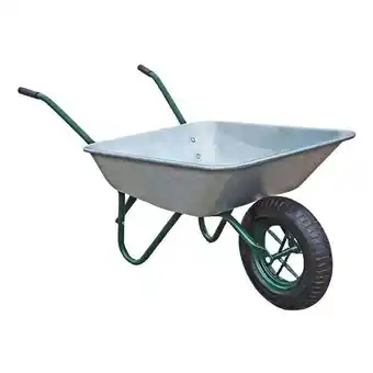 Brouette acier galvanisé de chantier 85L BDR 25017995 démontée