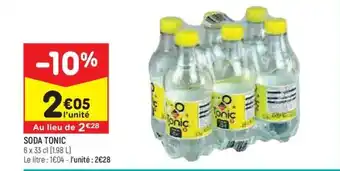 Leader Price SODA TONIC offre