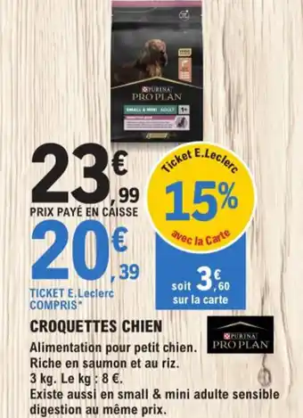 E.Leclerc Jardi CROQUETTES CHIEN offre
