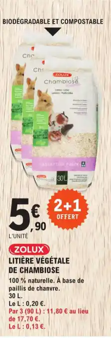 E.Leclerc Jardi LITIÈRE VÉGÉTALE DE CHAMBIOSE offre