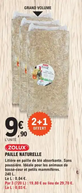 E.Leclerc Jardi PAILLE NATURELLE offre