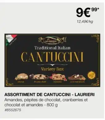 Costco ASSORTIMENT DE CANTUCCINI - LAURIERI offre