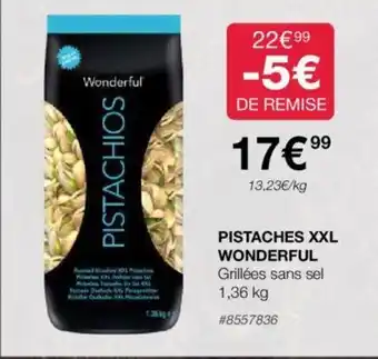 Costco PISTACHES XXL WONDERFUL offre