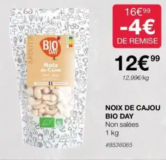 Costco NOIX DE CAJOU BIO DAY offre