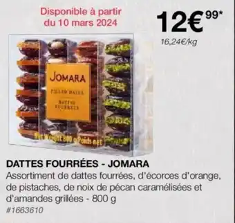 Costco DATTES FOURRÉES - JOMARA offre