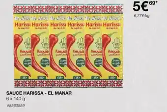 Costco SAUCE HARISSA - EL MANAR offre