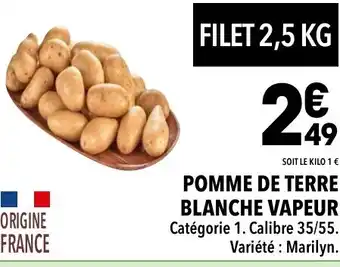 Supeco POMME DE TERRE BLANCHE VAPEUR offre