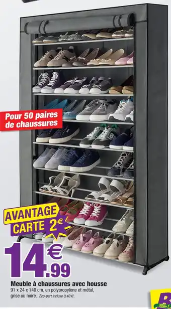 Meuble Ă chaussures avec housse