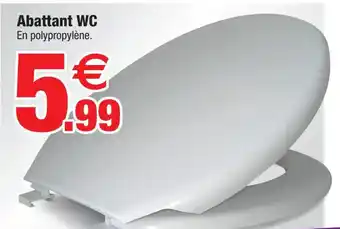 Bazarland Abattant WC En polypropylène. offre