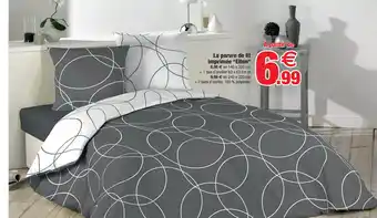 Bazarland La parure de lit imprimée "Elton" 6,99 € en 140 x 200 cm offre