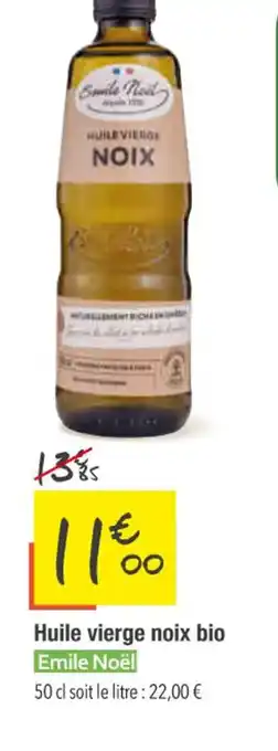 Les Comptoirs de la Bio Huile vierge noix bio Emile Noël offre
