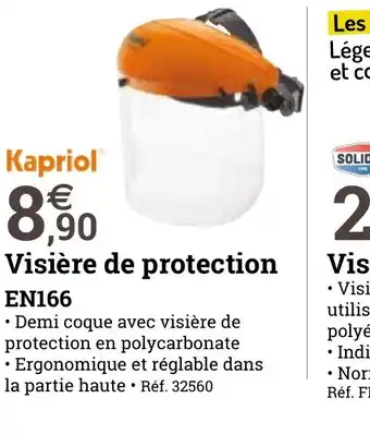 Espace emeraude Visière de protection offre