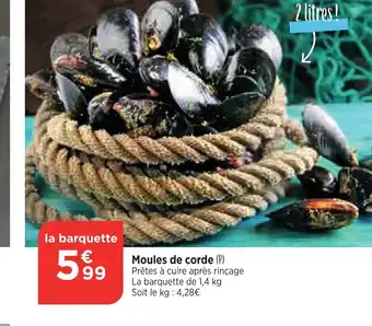 Maximarché Moules de corde offre
