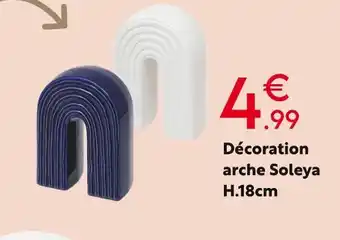 Maxi Bazar Décoration arche Soleya H.18cm offre