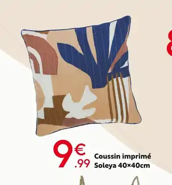 Coussin imprimé Soleya 40x40cm