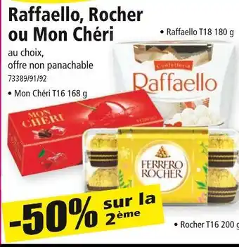 Norma FERRERO Raffaello, Rocher ou Mon Chéri offre