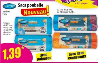Norma multiTEC Sacs poubelle offre
