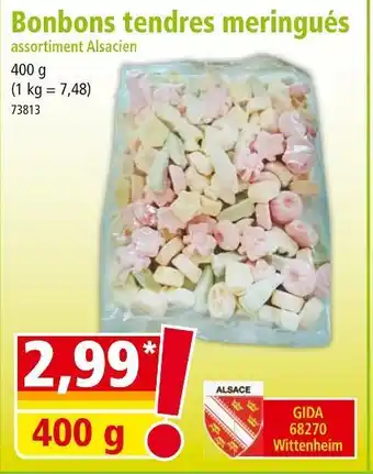 Norma Bonbons tendres meringués assortiment Alsacien offre