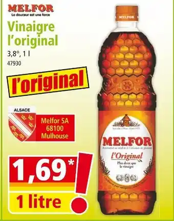 Norma MELFOR Vinaigre l’original offre