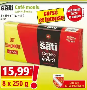 Norma LES CAFÉS SATI Café moulu offre