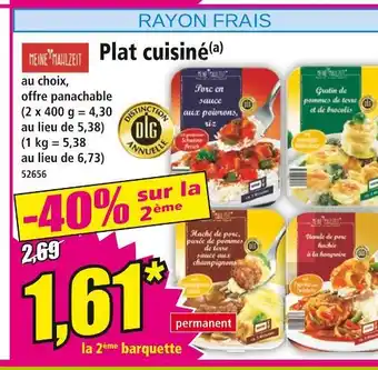 Norma MEINE MAHLZEIT Plat cuisiné offre