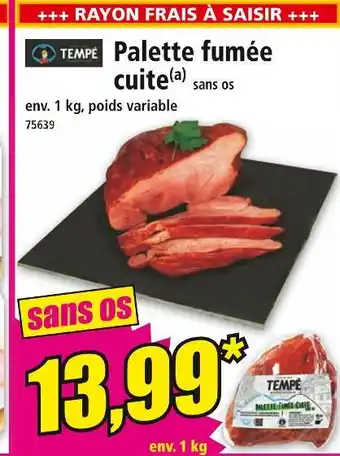 Norma TEMPÉ Palette fumée cuite offre