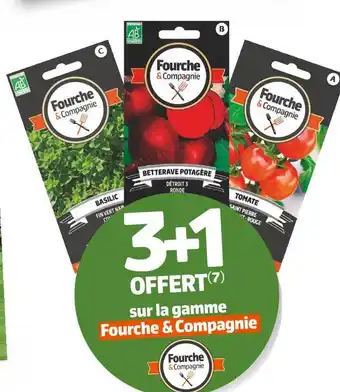 Fourche & Compagnie 3 + 1 OFFERT sur la gamme Fourche & Compagnie