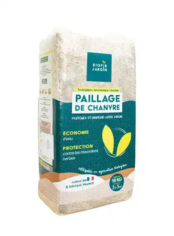 Gamm vert Paillage de chanvre Biofib Jardin offre