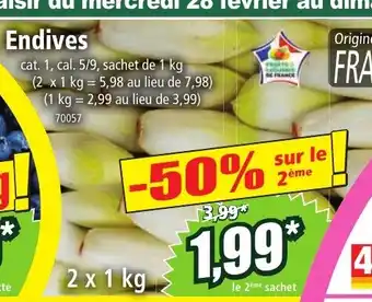 Norma Endives offre