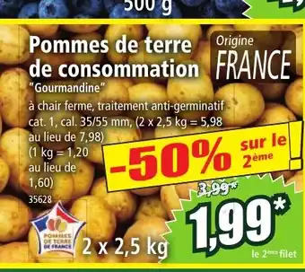 Norma Pommes de terre de consommation offre