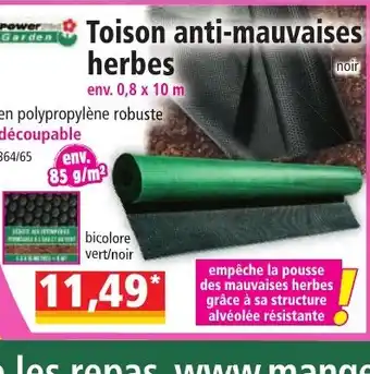Norma Toison anti-mauvaises herbes offre