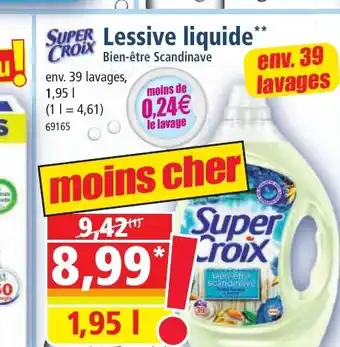 Norma SUPER Lessive liquide CROIX offre