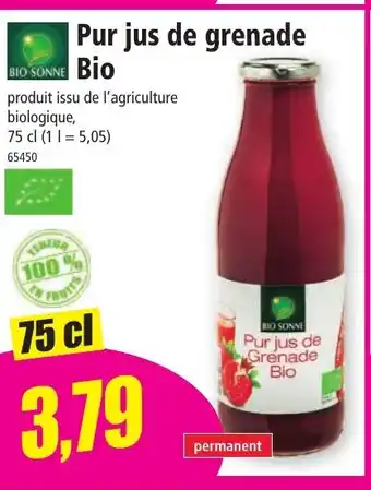 Norma Pur jus de Grenade Bio offre