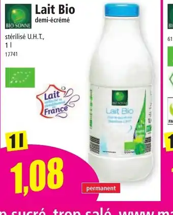 Norma Lait Bio offre