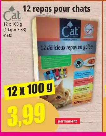Norma 12 repas pour chats offre