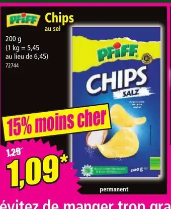 Norma PFIFF Chips offre