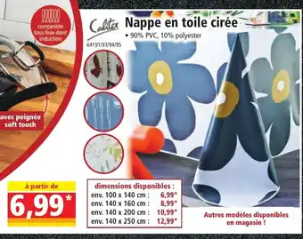 Norma Caltex Nappe en toile cirée offre