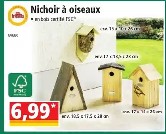 Norma Nichoir à oiseaux offre