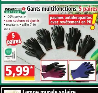 Norma Gants multifonctions, 5 paires offre