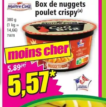 Norma Maître CoQ Box de nuggets poulet crispy(a) offre